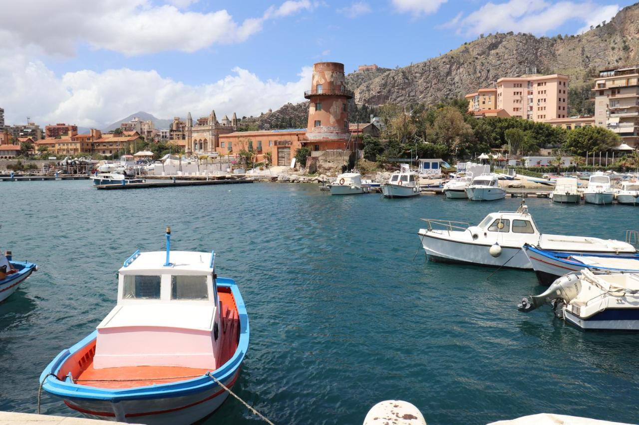 Ferienwohnung Casa De Paoli - Vista Mare Arenella, Palermo Con Parcheggio Privato Exterior foto