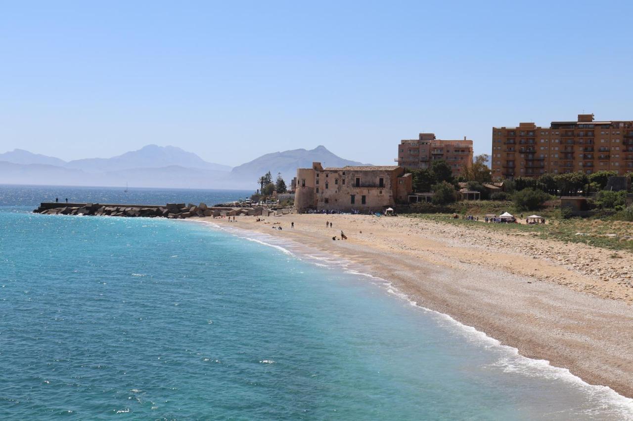 Ferienwohnung Casa De Paoli - Vista Mare Arenella, Palermo Con Parcheggio Privato Exterior foto