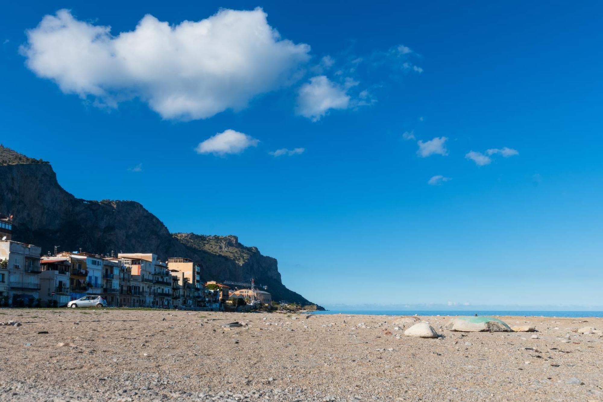 Ferienwohnung Casa De Paoli - Vista Mare Arenella, Palermo Con Parcheggio Privato Exterior foto