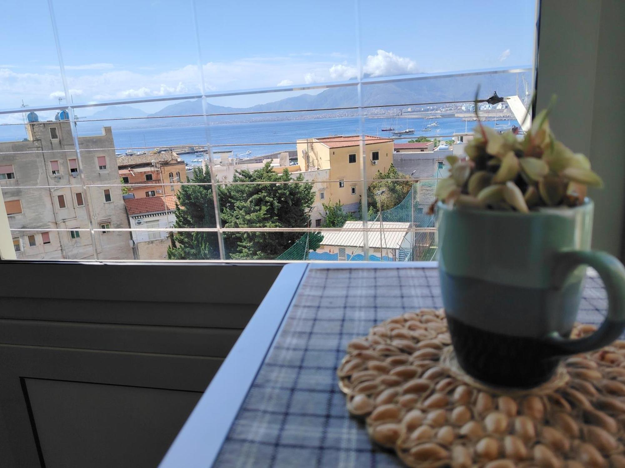 Ferienwohnung Casa De Paoli - Vista Mare Arenella, Palermo Con Parcheggio Privato Exterior foto